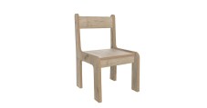 Keukenhof peuter stoel zithoogte 28 cm Grey craft oak Tangara Groothandel voor de Kinderopvang Kinderdagverblijfinrichting